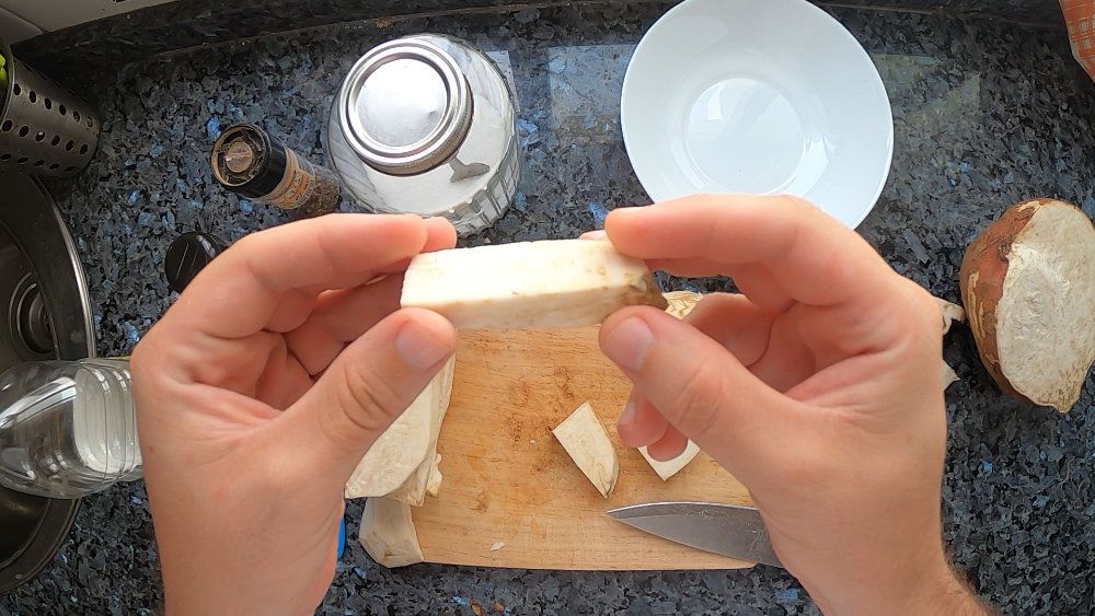 Como cortar la batata al horno