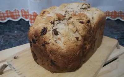 Pan de nueces y pasas